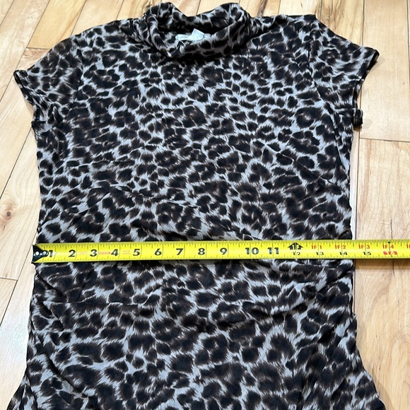 Kenneth Cole Leopard Print Top - Picture 7 of 8